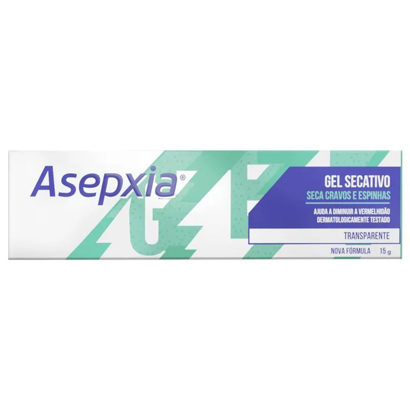 Gel Secativo Asepxia para Cravos e Espinhas 15g — foto 2