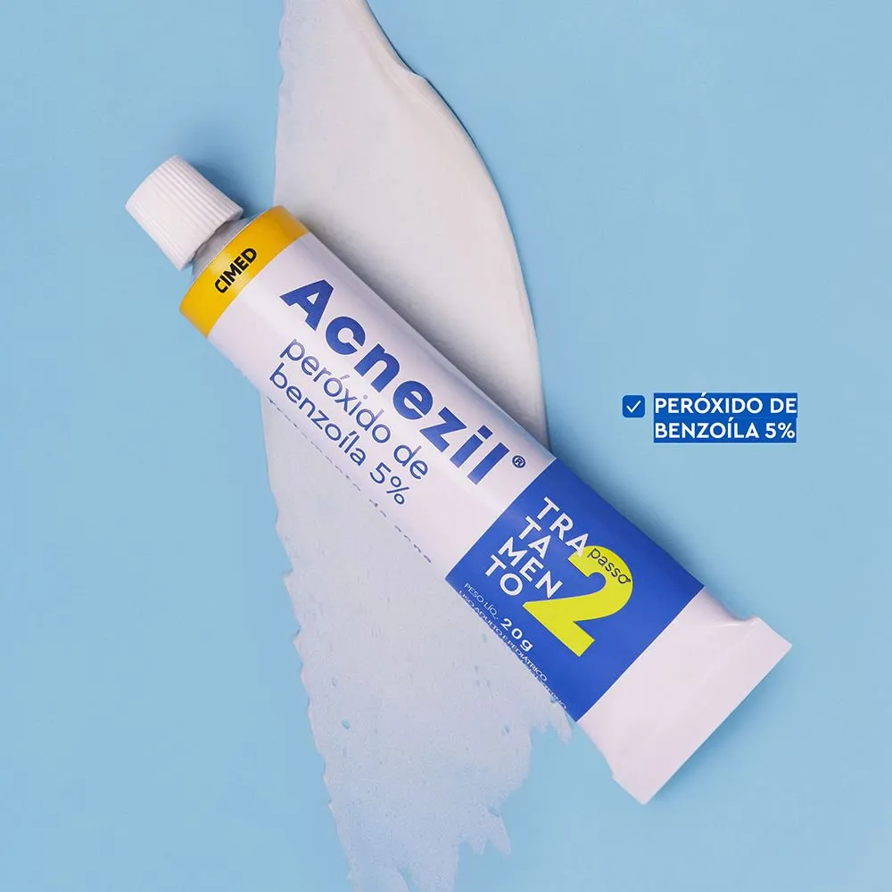 Gel Tratamento Acnezil Antiacne com Peróxido Benzoila 20G — foto 4