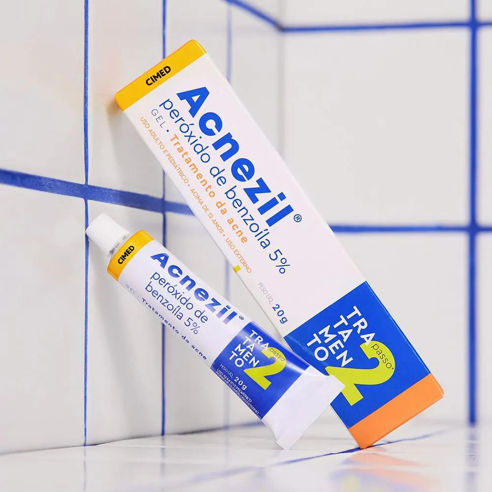 Gel Tratamento Acnezil Antiacne com Peróxido Benzoila 20G — foto 2