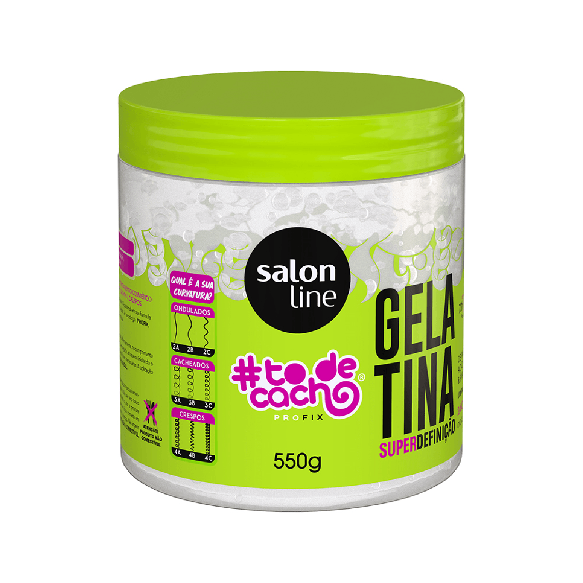 Gelatina Capilar Salon Line #todecacho Super Definição 550g