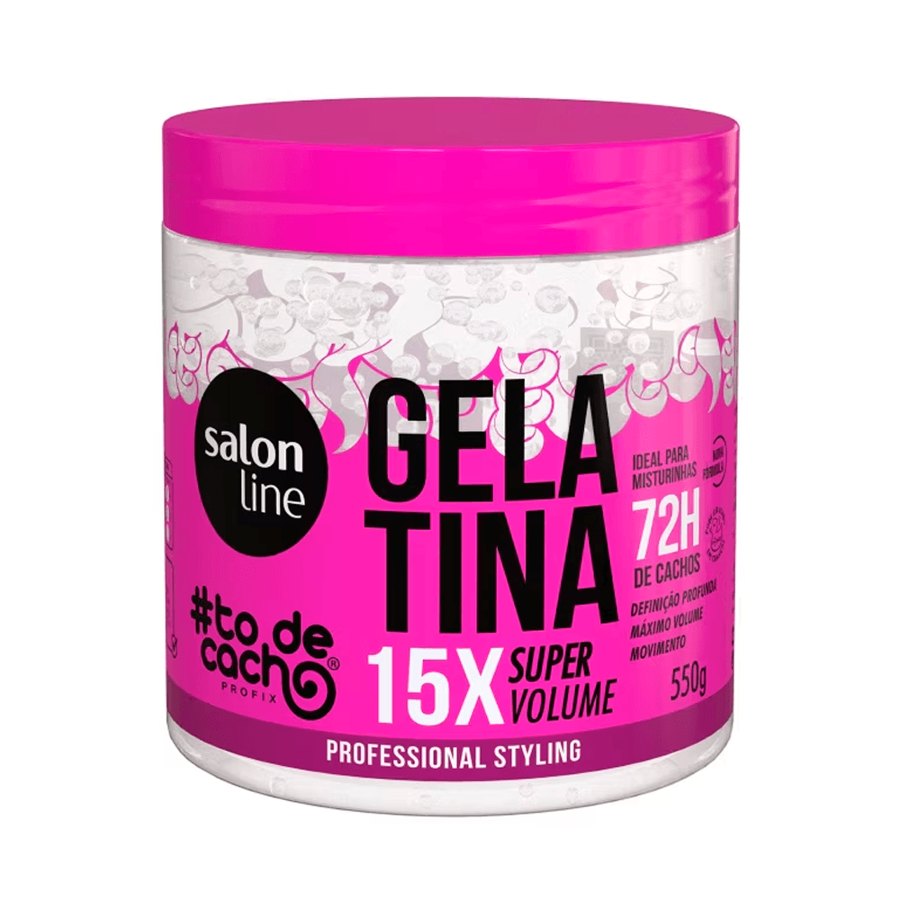 Gelatina Capilar Salon Line #todecacho Vai Ter Volume Sim 550g