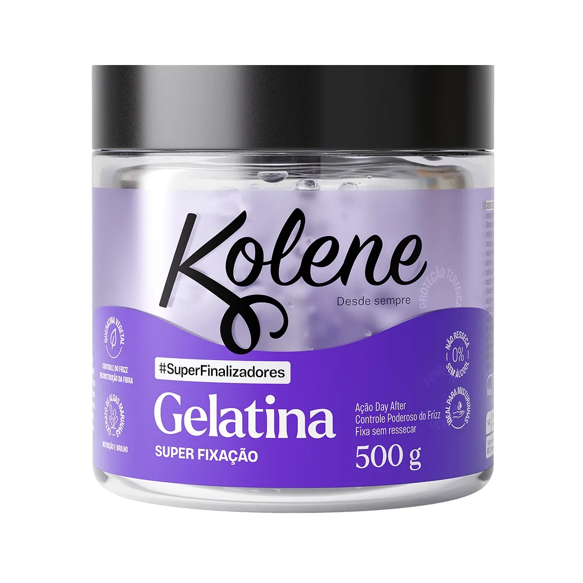 Gelatina Modeladora Kolene Queratina Vegetal E Extrato De Algas 500g