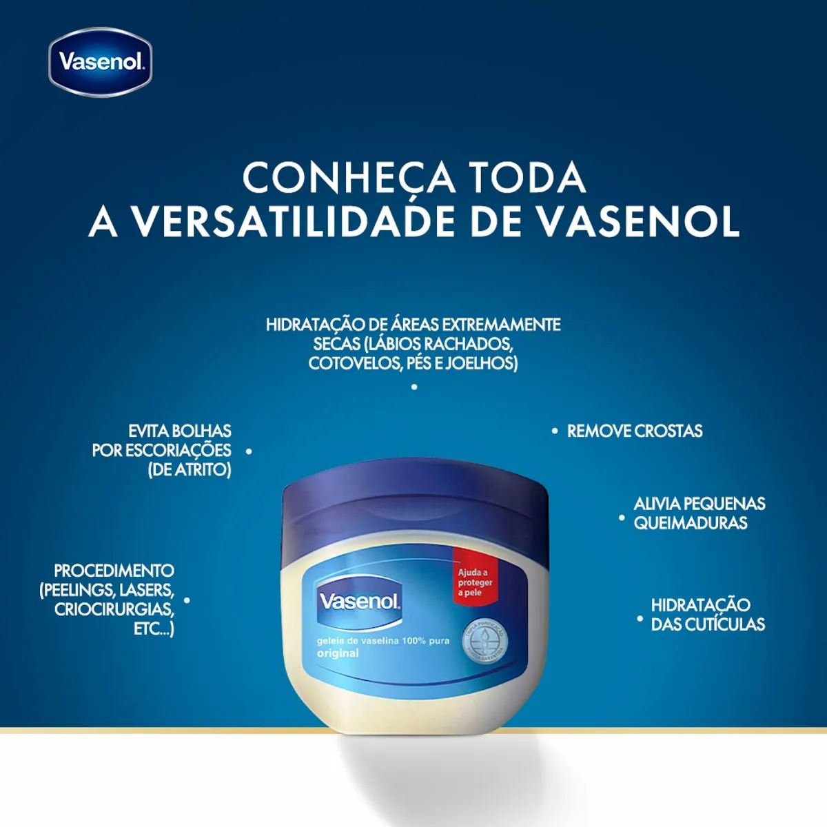 Geleia de Vaselina Vasenol Original 100g — foto 6