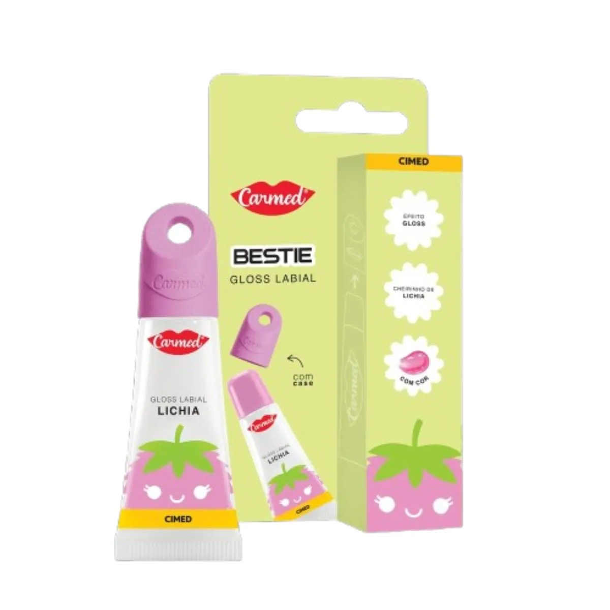 Gloss Labial Carmed Bestie Lichia 5g
