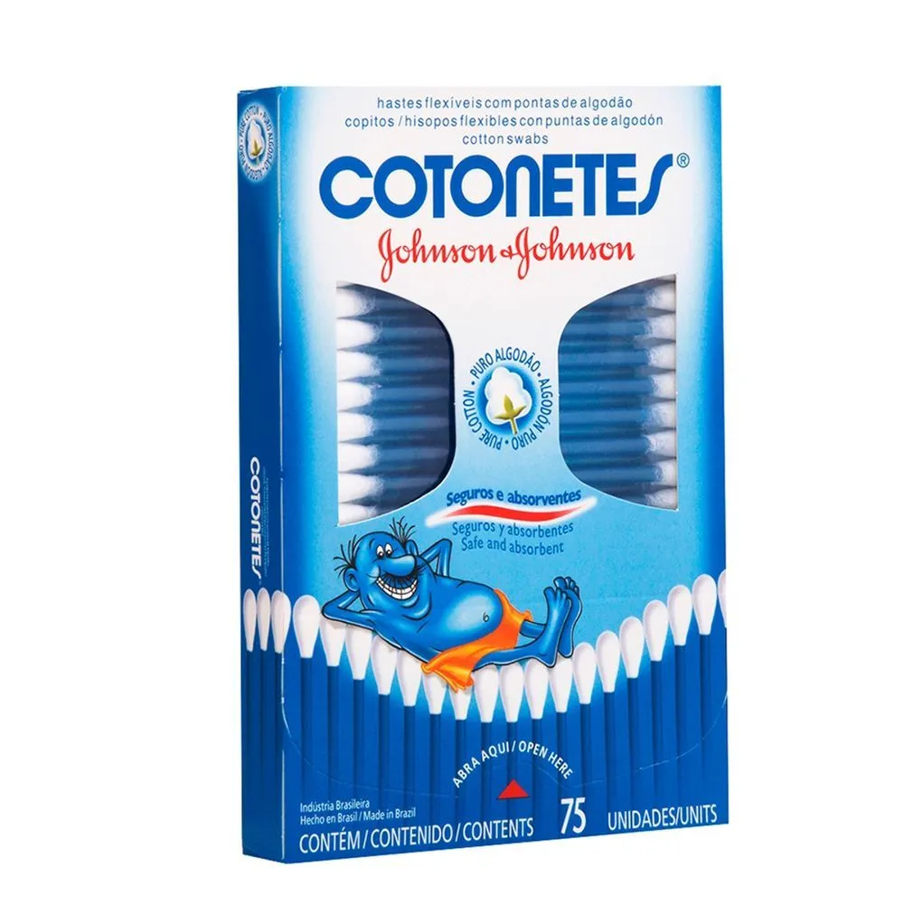 Hastes Flexíveis Cotonetes Johnson & Johnson 75 Unidades — foto 2