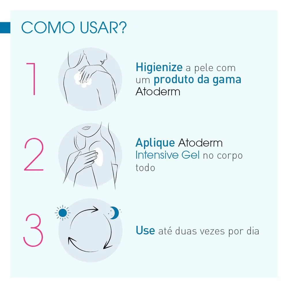 Hidratante Corporal Bioderma Atoderm Intensive Gel Creme 200ml — foto 6