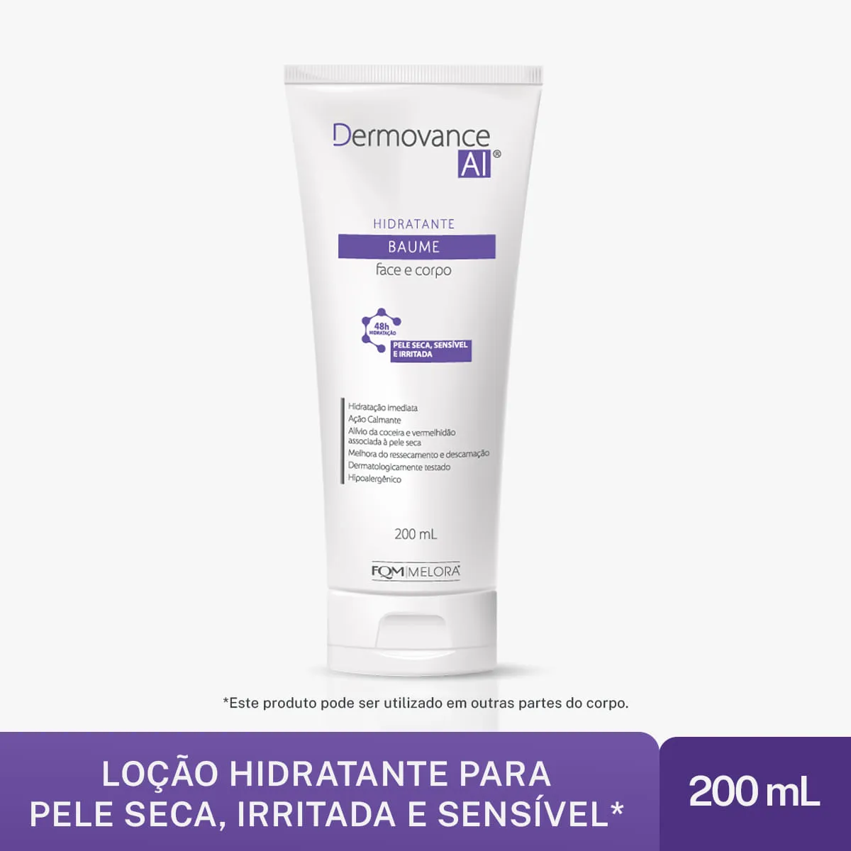 Hidratante Corporal Dermovance Ai Baume 200ml