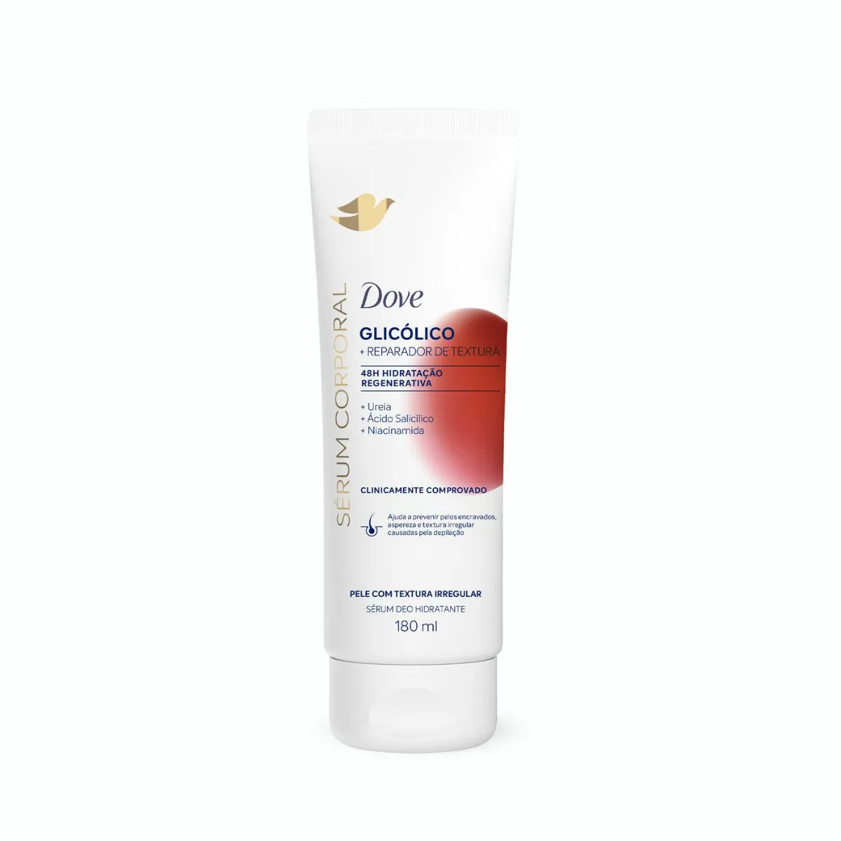 Hidratante Corporal Dove Sérum Glicólico + Reparador De Textura 180ml