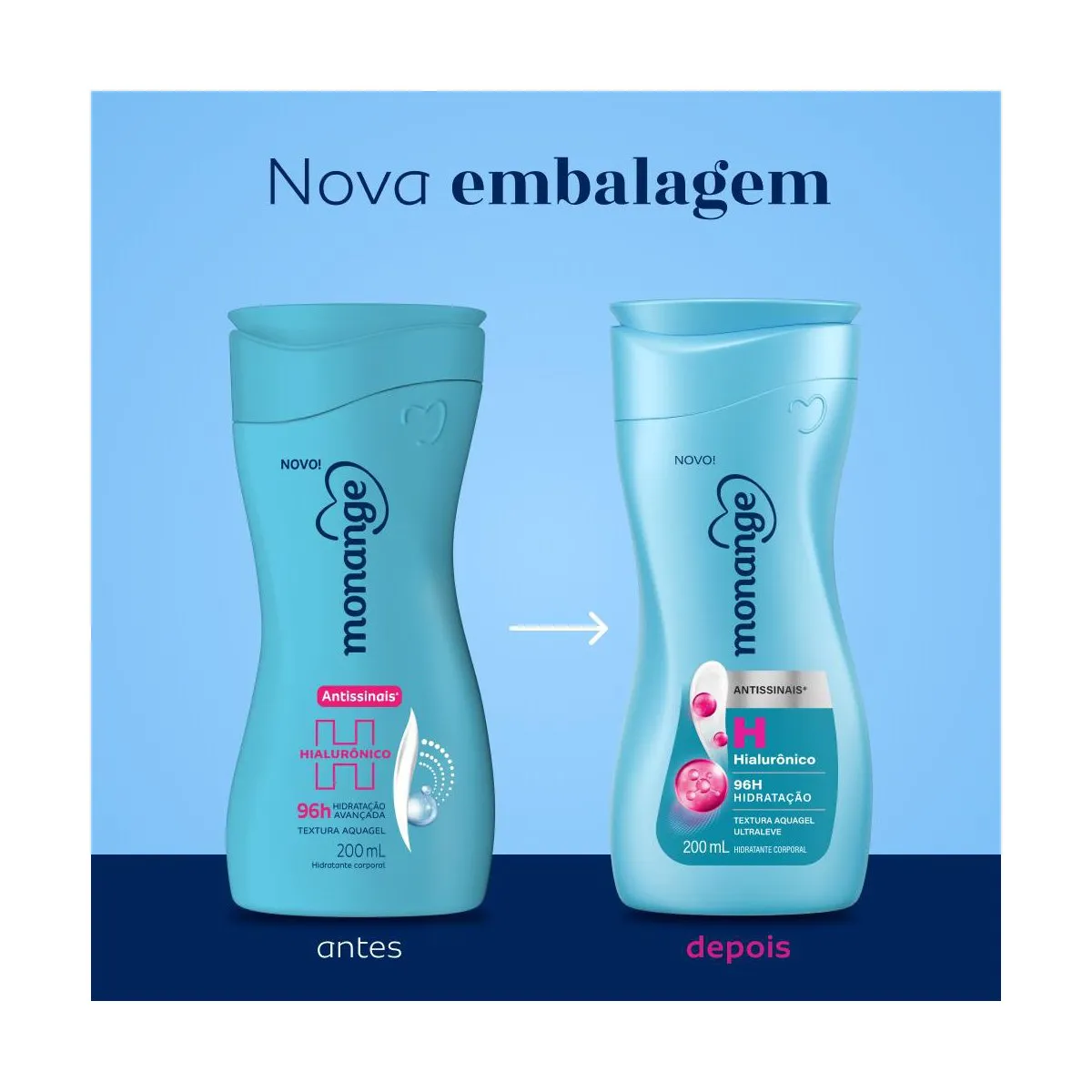 Hidratante Corporal Monange Antissinais com Ácido Hialurônico 200ml — foto 7
