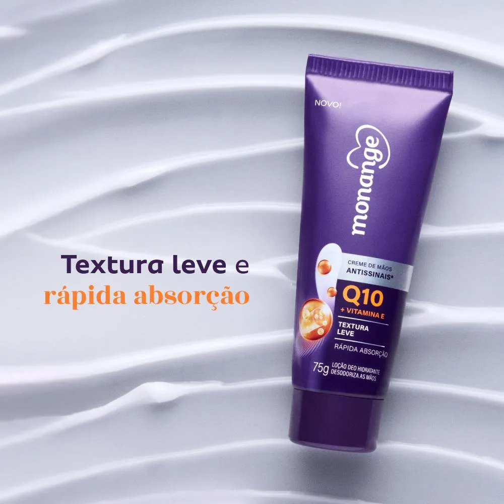 Hidratante de Mãos Monange Antissinais Q10 com Vitamina E 75g — foto 5