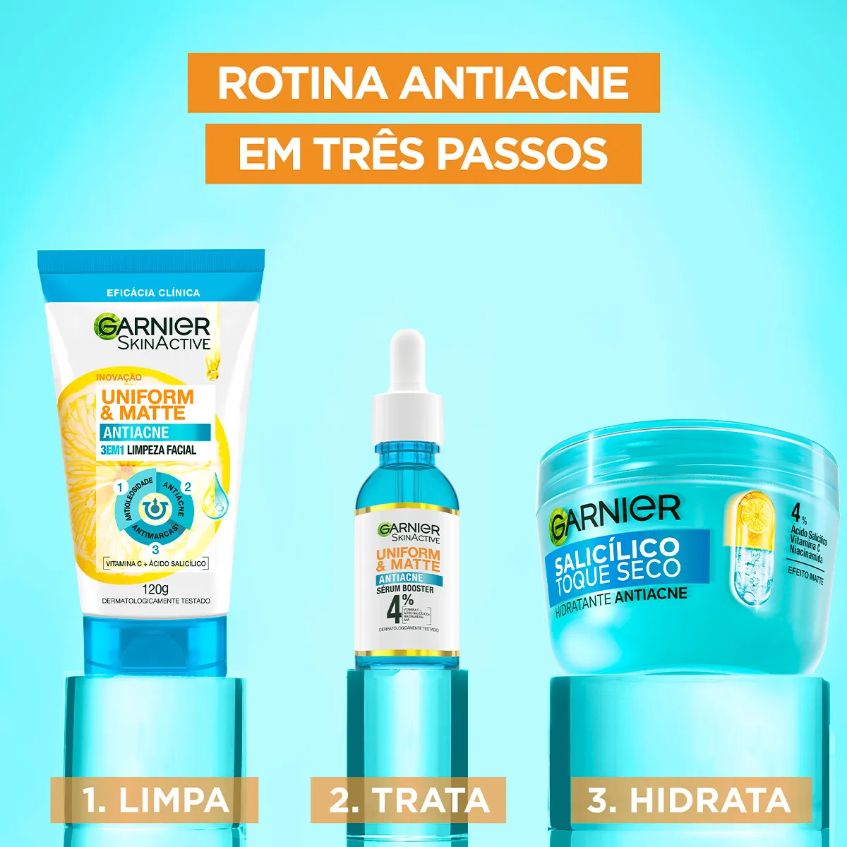 Hidratante Facial Garnier Antiacne Ácido Salicílico Toque Seco 85g — foto 5