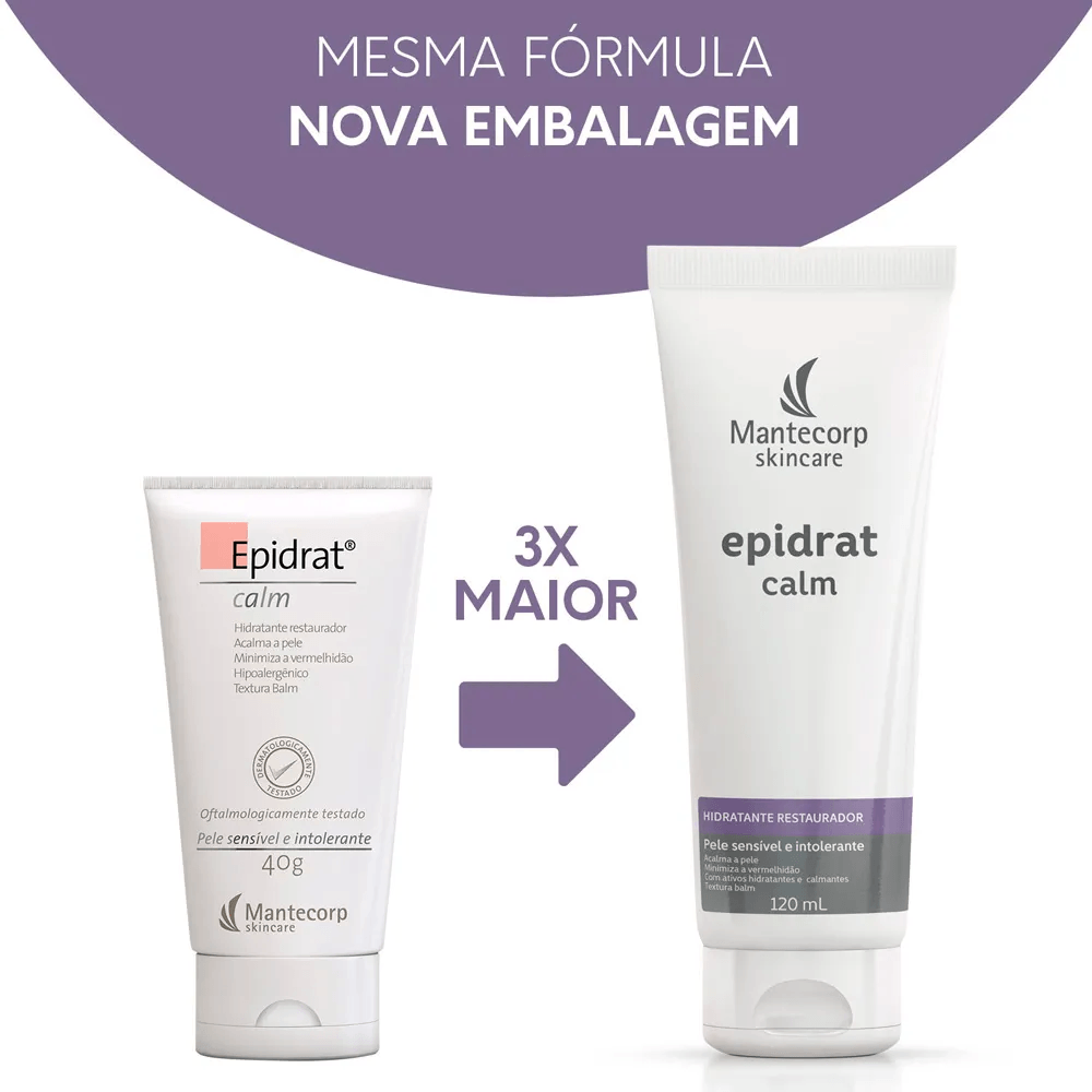Hidratante Facial Mantecorp Skincare Epidrat Calm 120ml — foto 4