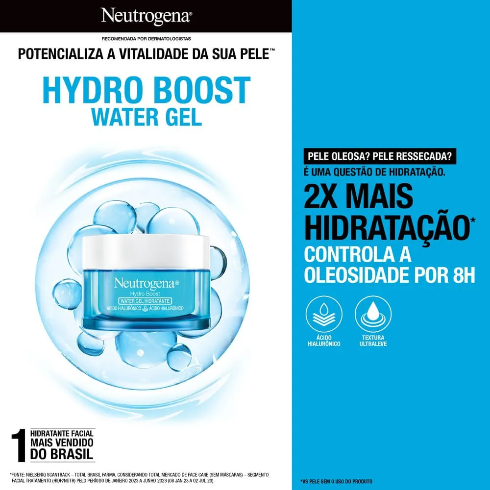 Hidratante Facial Neutrogena Hydro Boost Water Gel 50g — foto 6