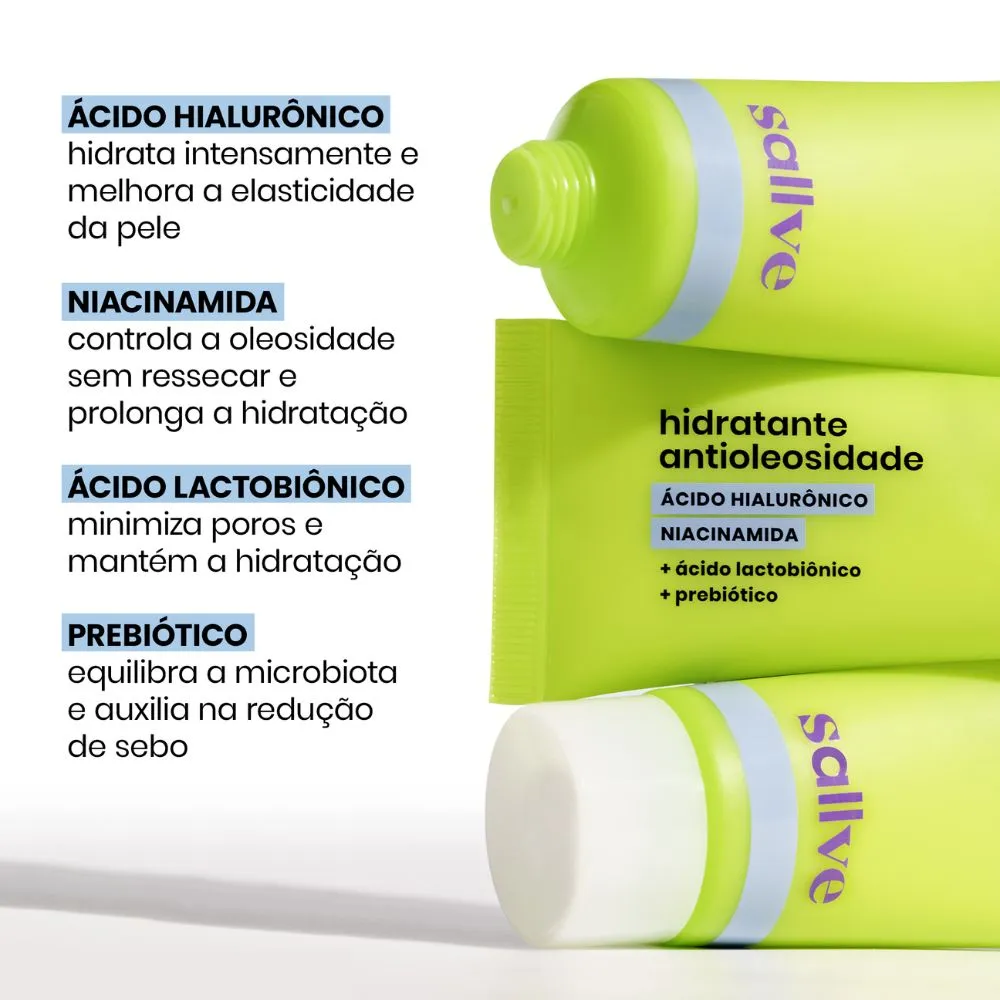 Hidratante Facial Sallve Antioleosidade 40g — foto 3