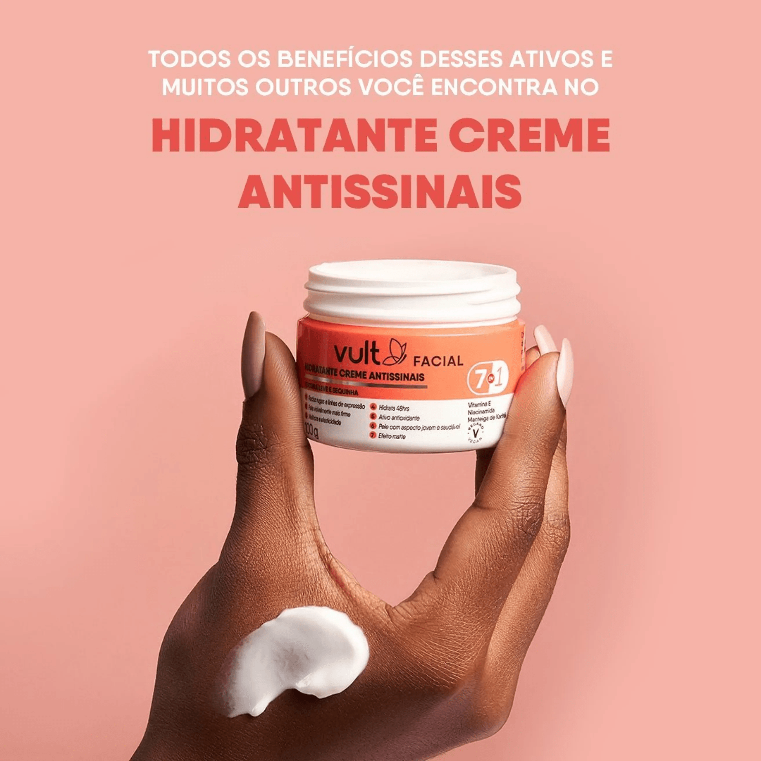 Hidratante Facial Vult Antissinais 7 em 1 100g — foto 2