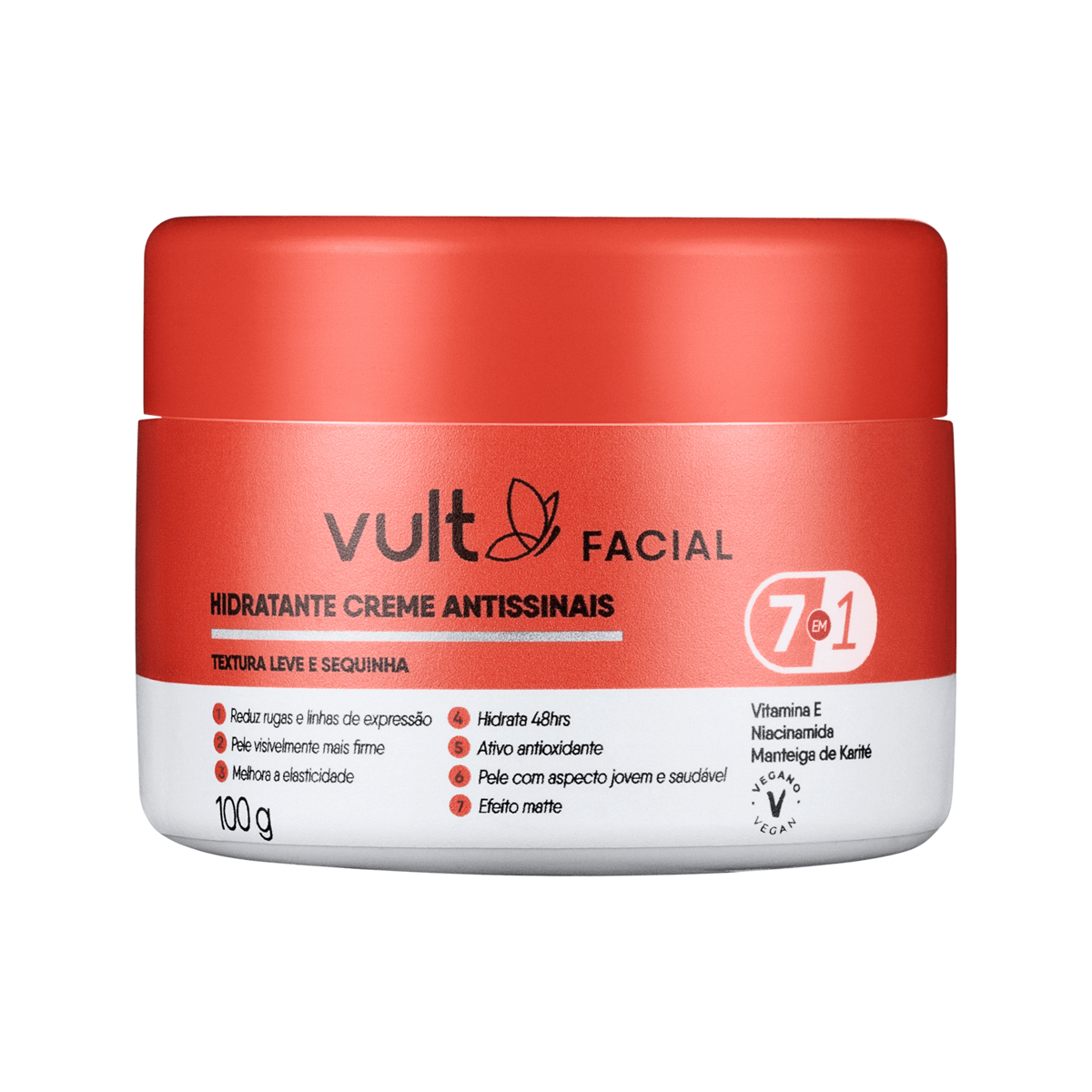Hidratante Facial Vult Antissinais 7 em 1 100g — foto 3