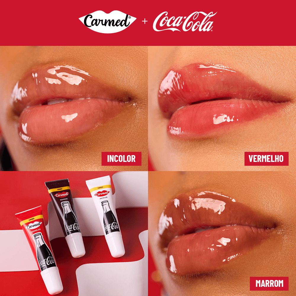 Hidratante Labial Carmed Coca Cola Vermelho 10g — foto 5