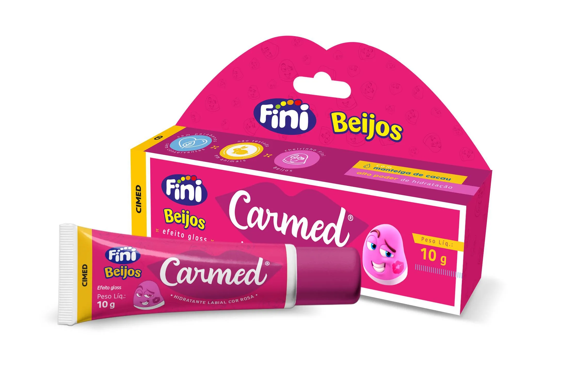 Hidratante Labial Carmed Fini Beijos 10g