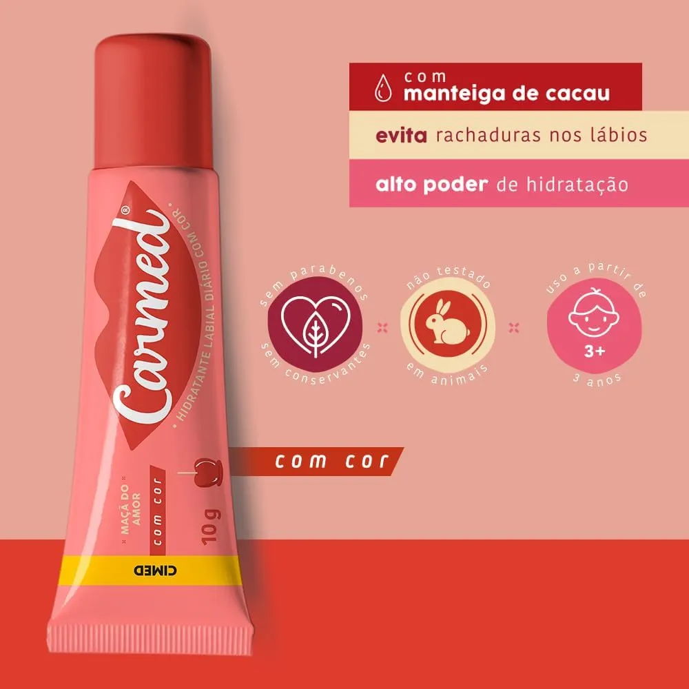 Hidratante Labial Carmed Maçã do Amor 10g — foto 5
