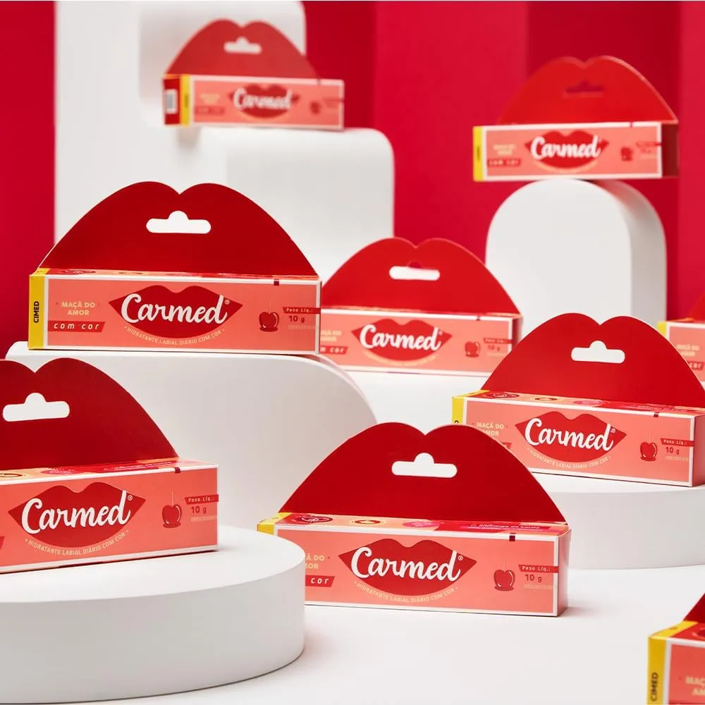 Hidratante Labial Carmed Maçã do Amor 10g — foto 4