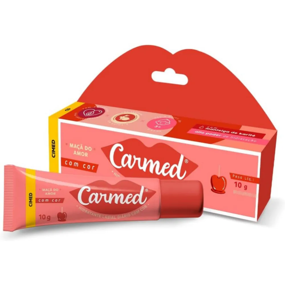 Hidratante Labial Carmed Maçã do Amor 10g