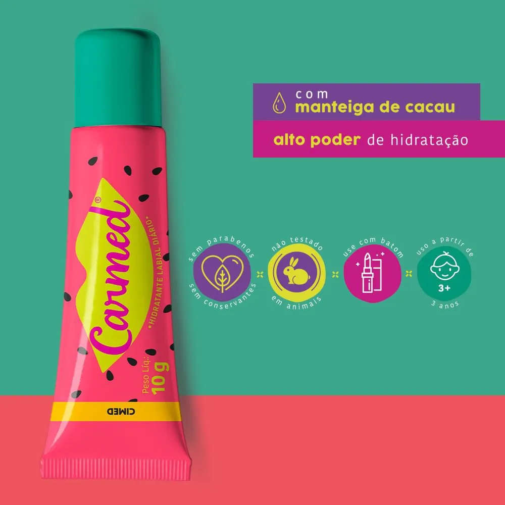 Hidratante Labial Carmed Melancia 10g — foto 5