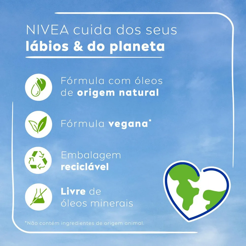 Hidratante Labial Nivea Cereja Shine 4,8g — foto 8