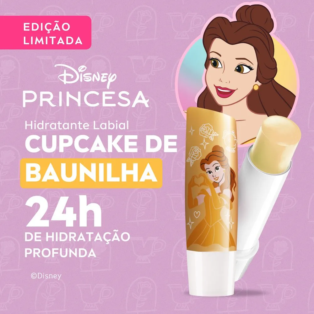 Hidratante Labial Nivea Disney Princesa Cupcake De Baunilha 4,8g — foto 2