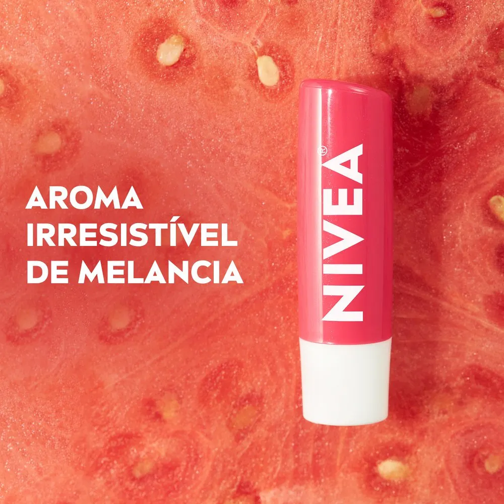 Hidratante Labial Nivea Melancia Shine 4,8g — foto 4