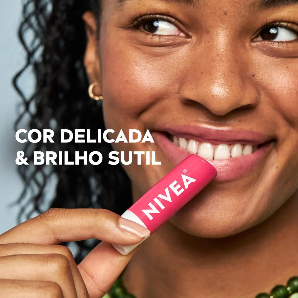 Hidratante Labial Nivea Melancia Shine 4,8g — foto 3