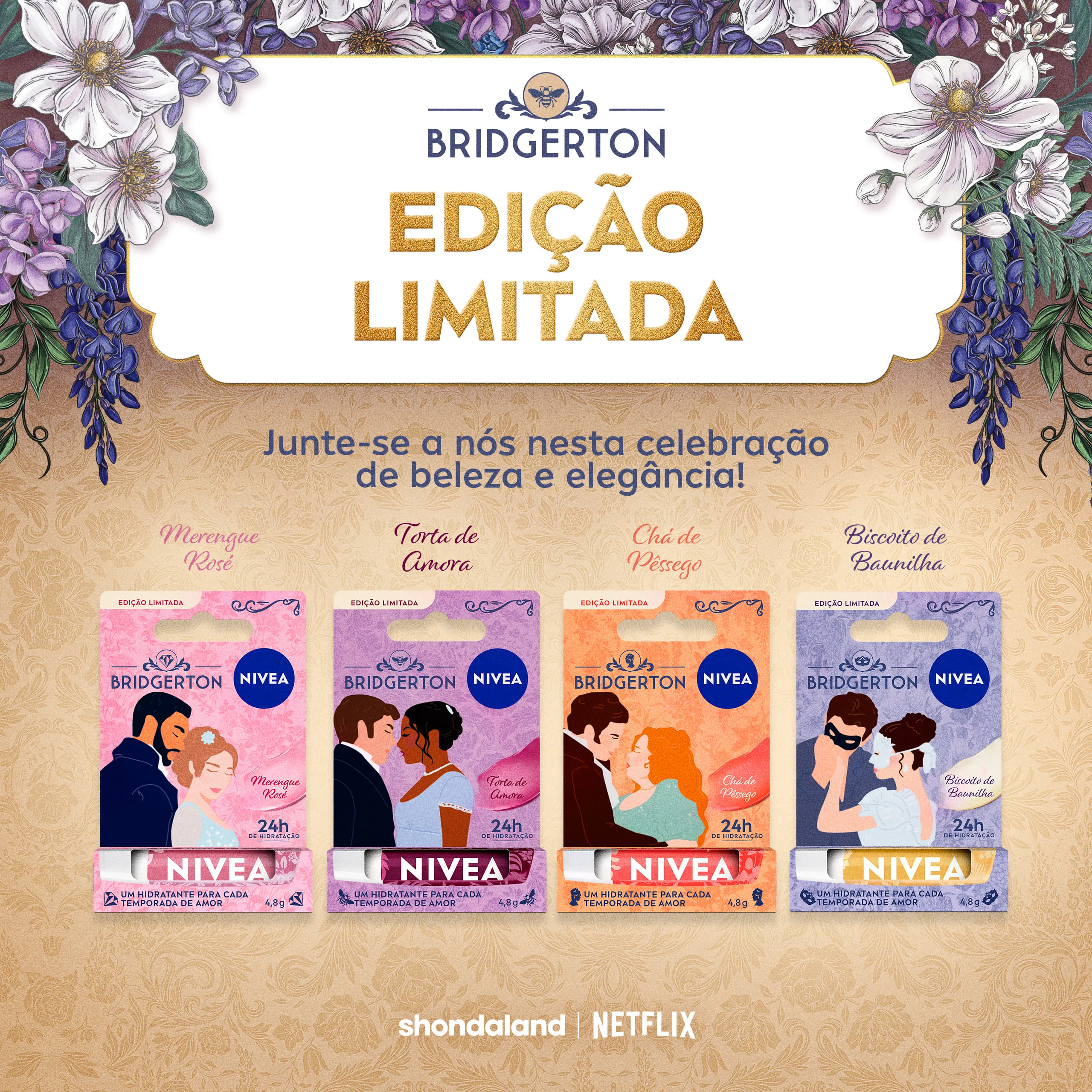 Hidratante Labial Nivea Merengue Rosé Bridgerton 4,8g — foto 7