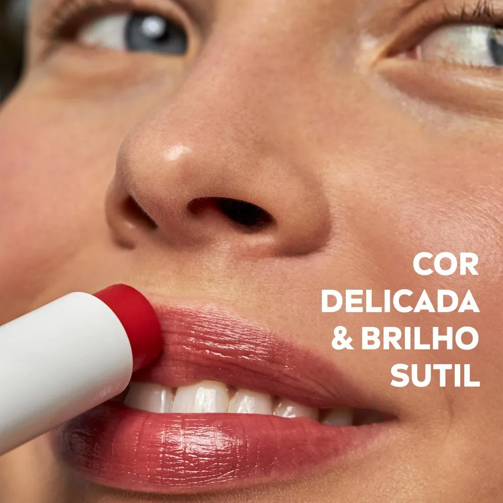 Hidratante Labial Nivea Morango Shine 4,8g — foto 3
