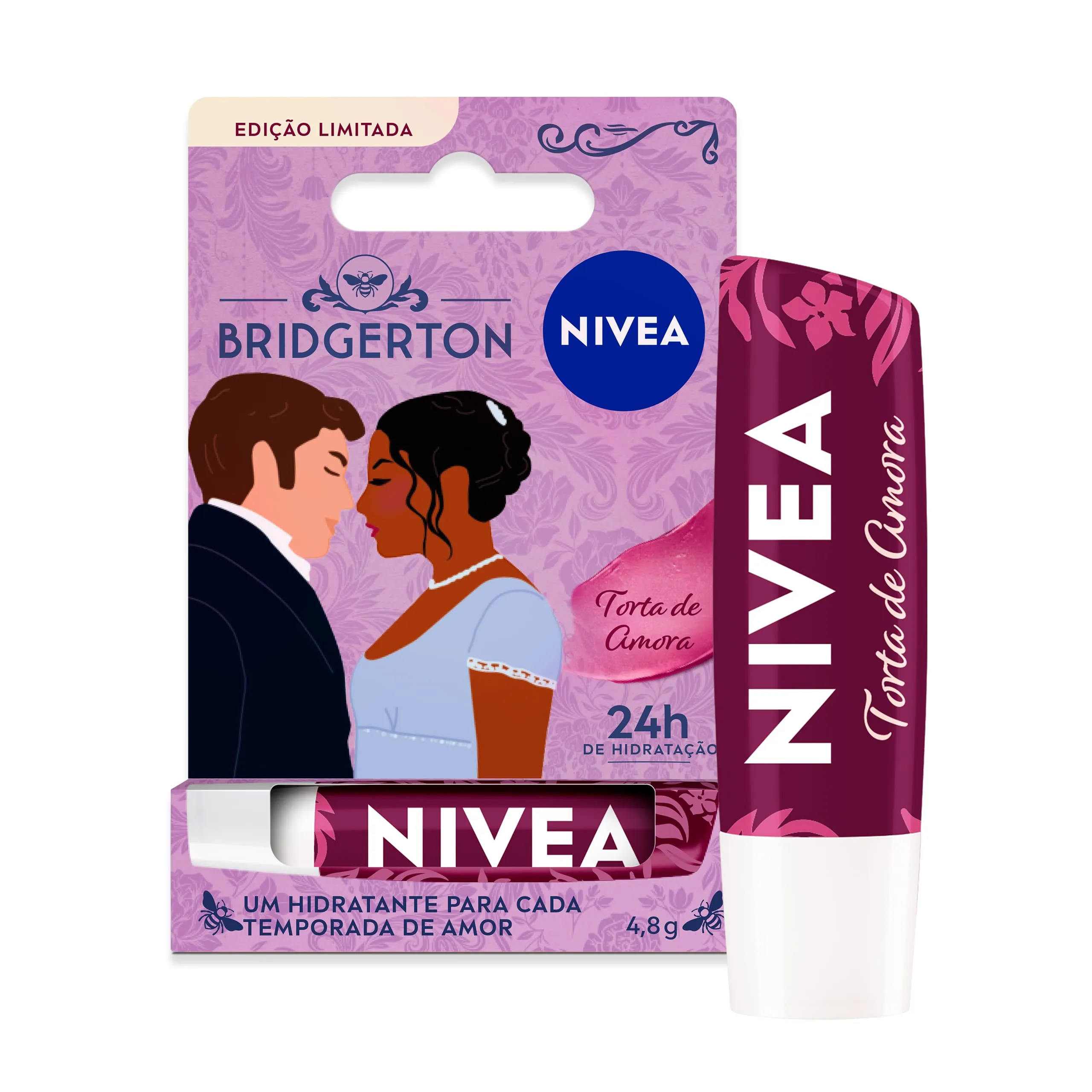 Hidratante Labial Nivea Torta De Amora Bridgerton 4,8g — foto 2