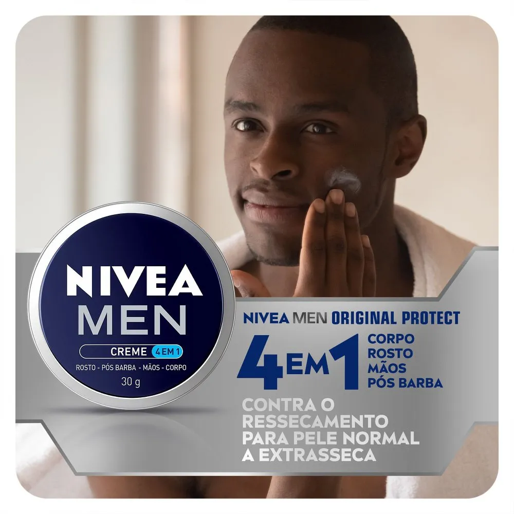 Hidratante Nivea Men 4 em 1 Creme 30g — foto 2