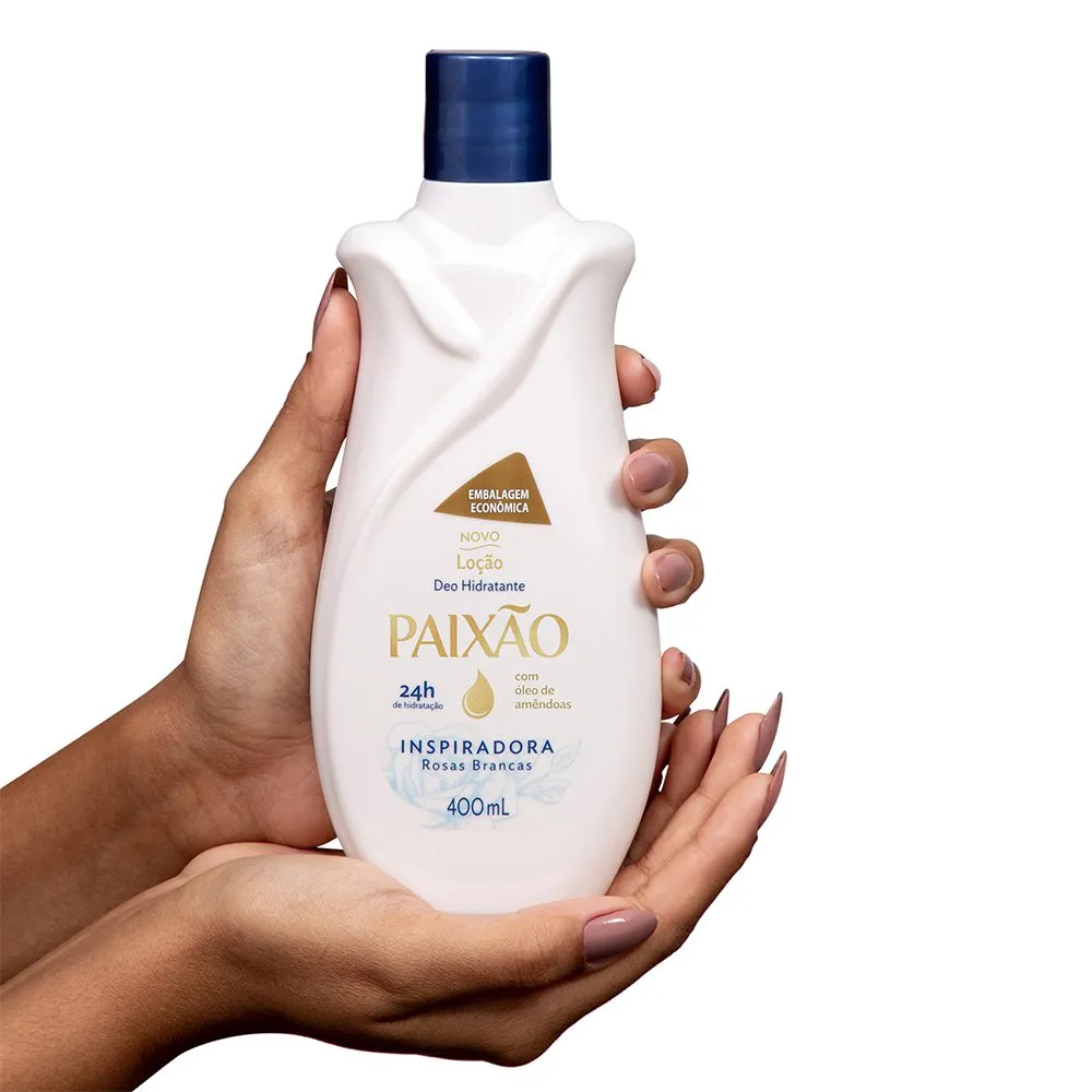 Hidratante Paixão Inspiradora com Óleo de Amêndoas ação desodorante 400ml — foto 2