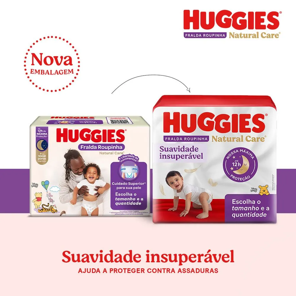 Huggies Fralda Pants Premium Natural Care XG - 56 Un — foto 9