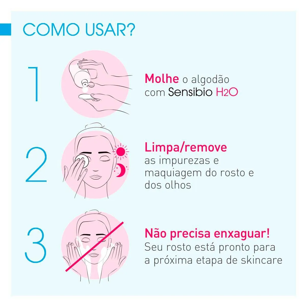 Kit Água Micelar Bioderma Sensibio H2O 100ml 2 Unidades — foto 3
