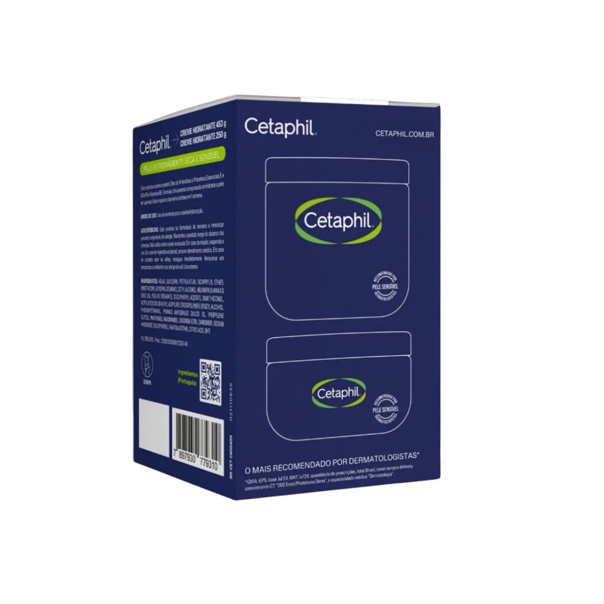 Kit Cetaphil Creme Hidratante 453g + Creme Hidratante 250g — foto 2