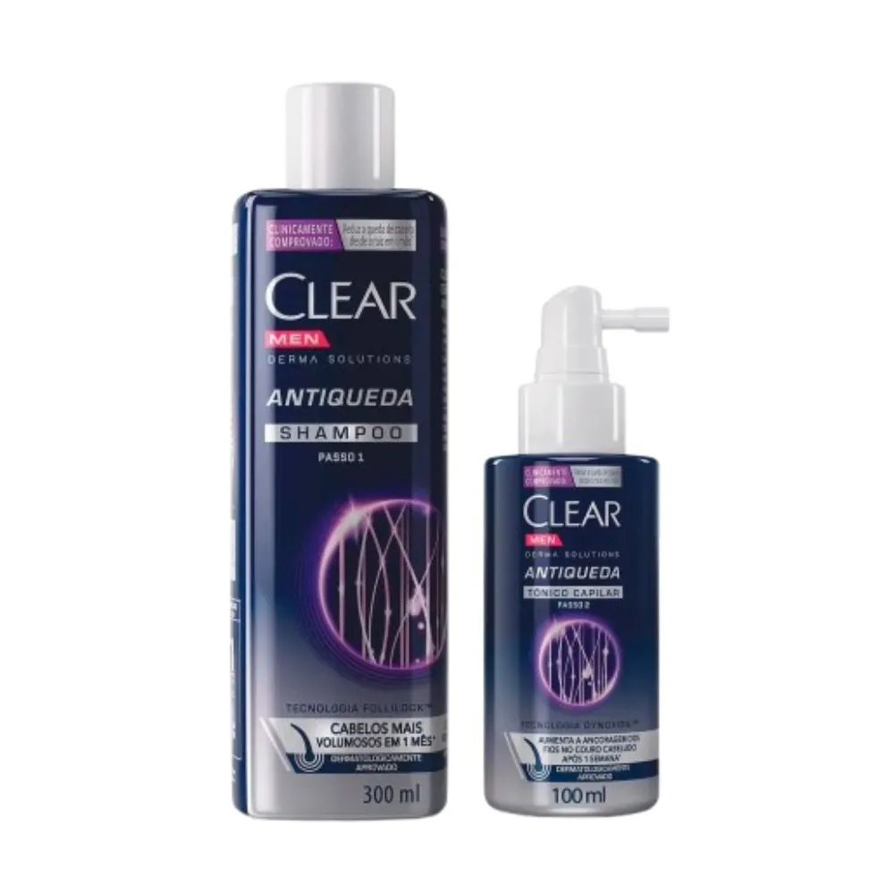 Kit Clear Men Linha Antiqueda Masculino