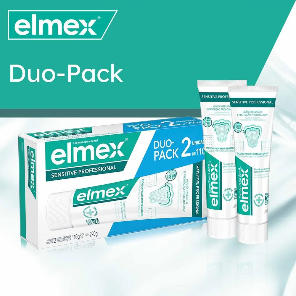 Kit Creme Dental Elmex Sensitive Professional 110g 2 Unidades — foto 9