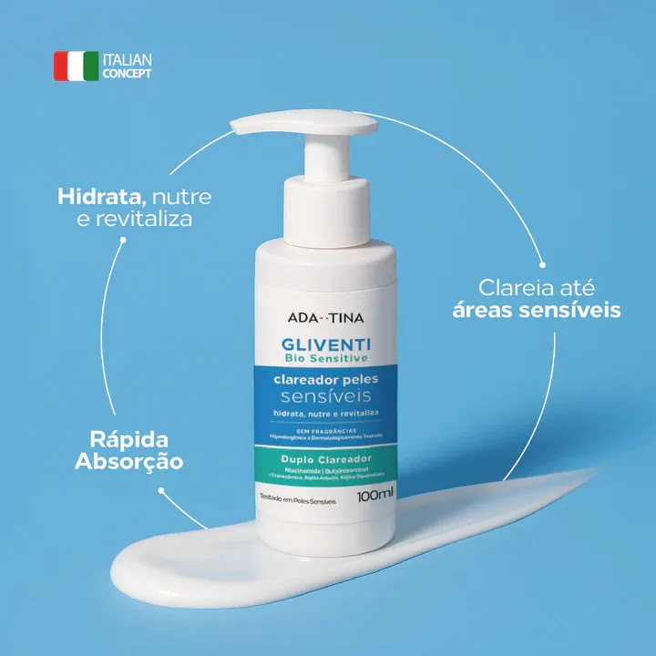 Kit Gliventi Clareador Íntimo e Hidratante Facial Reparador — foto 2