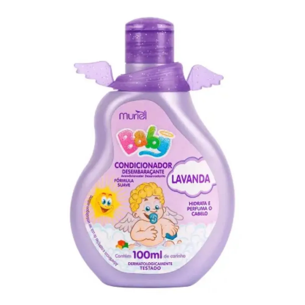 Kit Muriel Baby Menina Shampoo 100ml + Condicionador 100ml Lavanda — foto 3