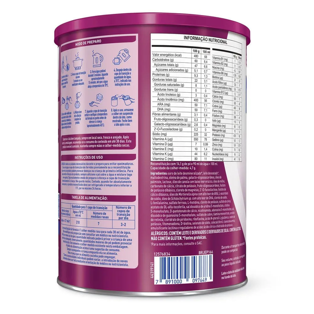 Kit Nanlac Fórmula Infantil Nestlé Comfor 800g 3 Unidades — foto 4