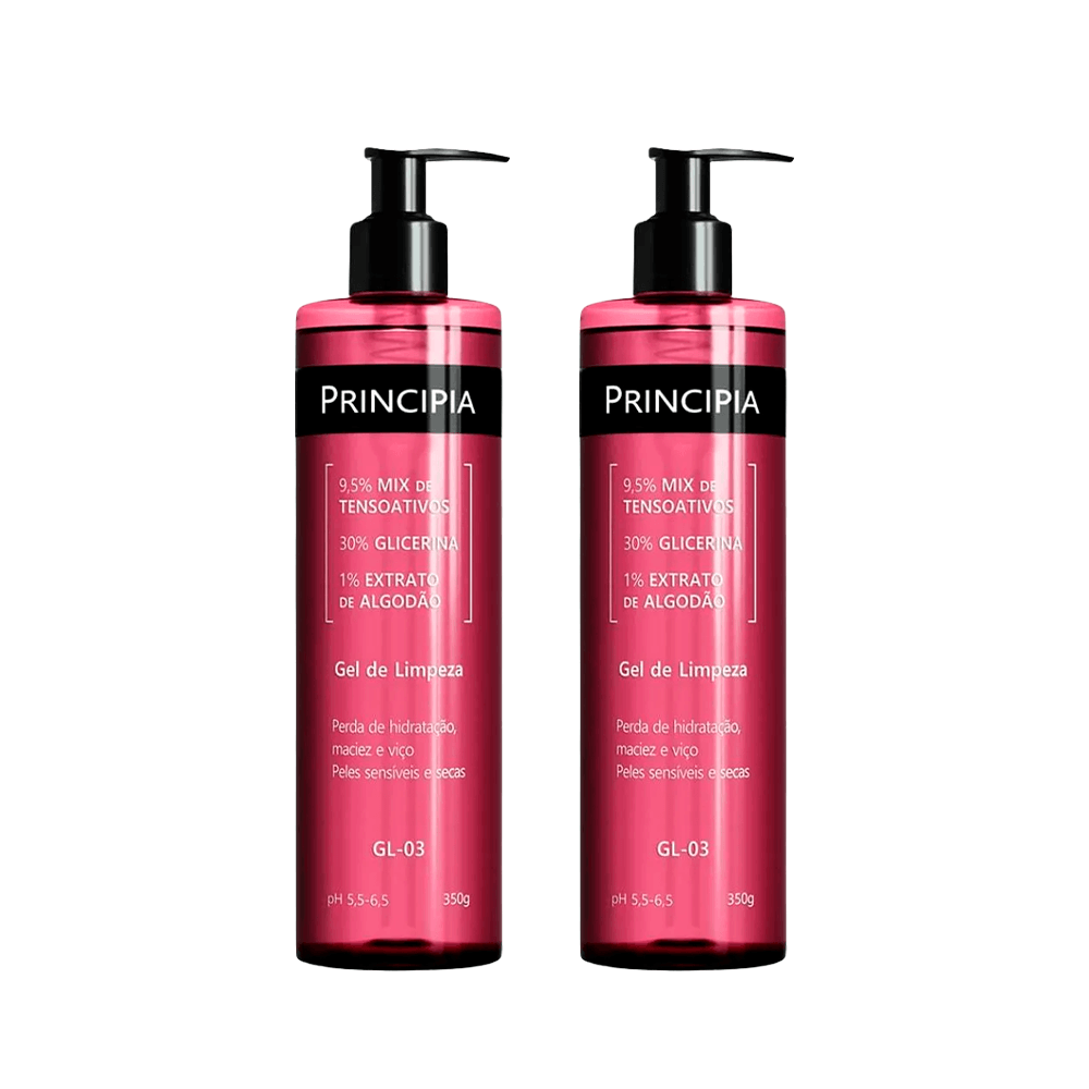 Kit Principia Gel De Limpeza Gl-03 350ml 2 Unidades