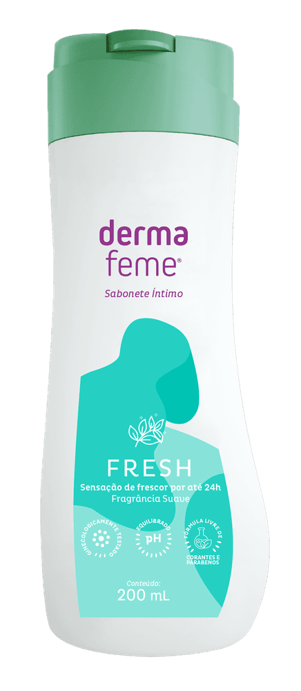 Kit Sabonete Íntimo Dermafeme Fresh 200ml 2 unidades — foto 4