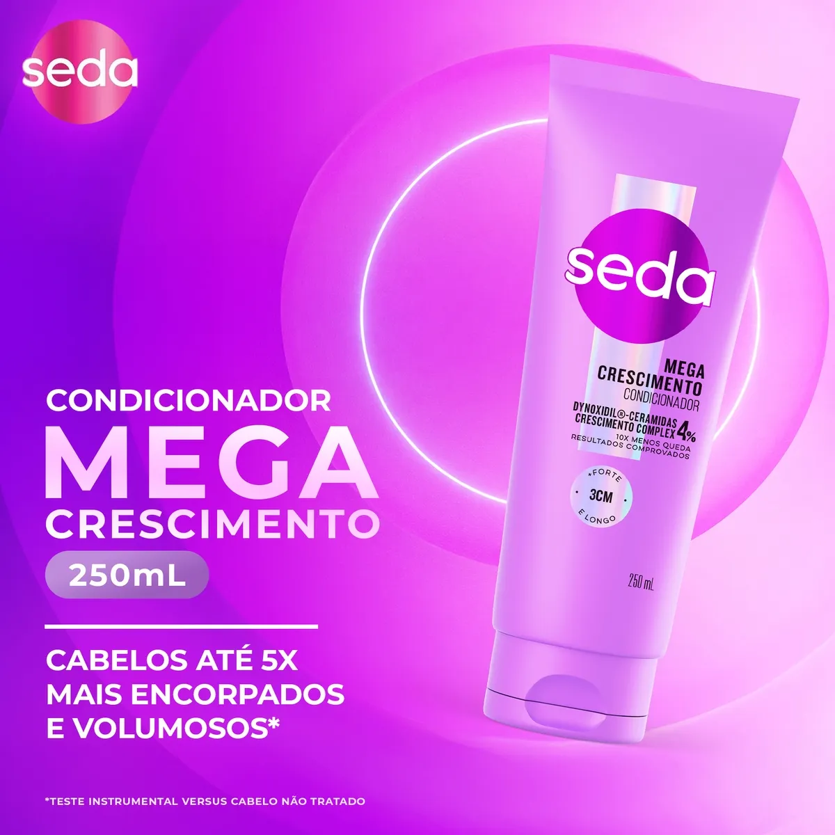 Kit Seda Mega Crescimento Shampoo 300ml + Condicionador 190ml — foto 6