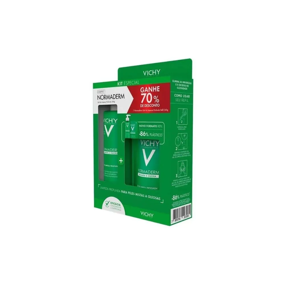 Kit Vichy Sab Antacne Gel 300g+ref
