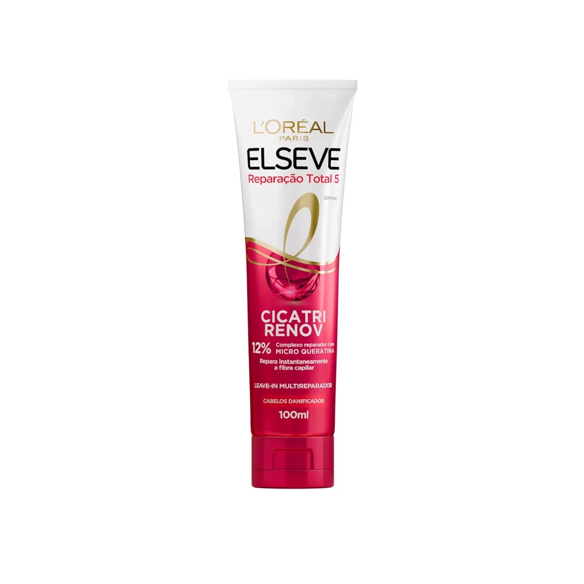 Leave-in Elseve Reparação Total 5 Cicatri Renov Multireparador 100ml