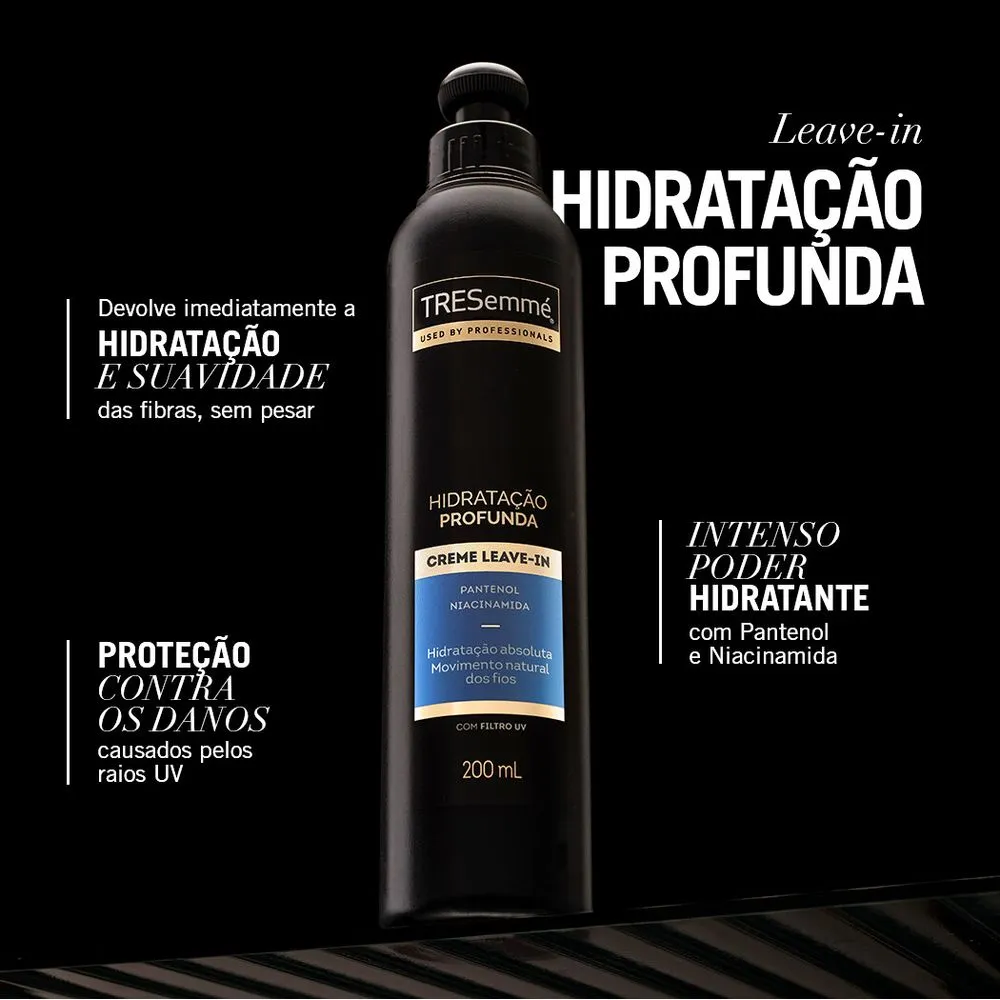Leave-In TRESemmé Hidratação Profunda Pantenol e Niacinamida 200ml — foto 5