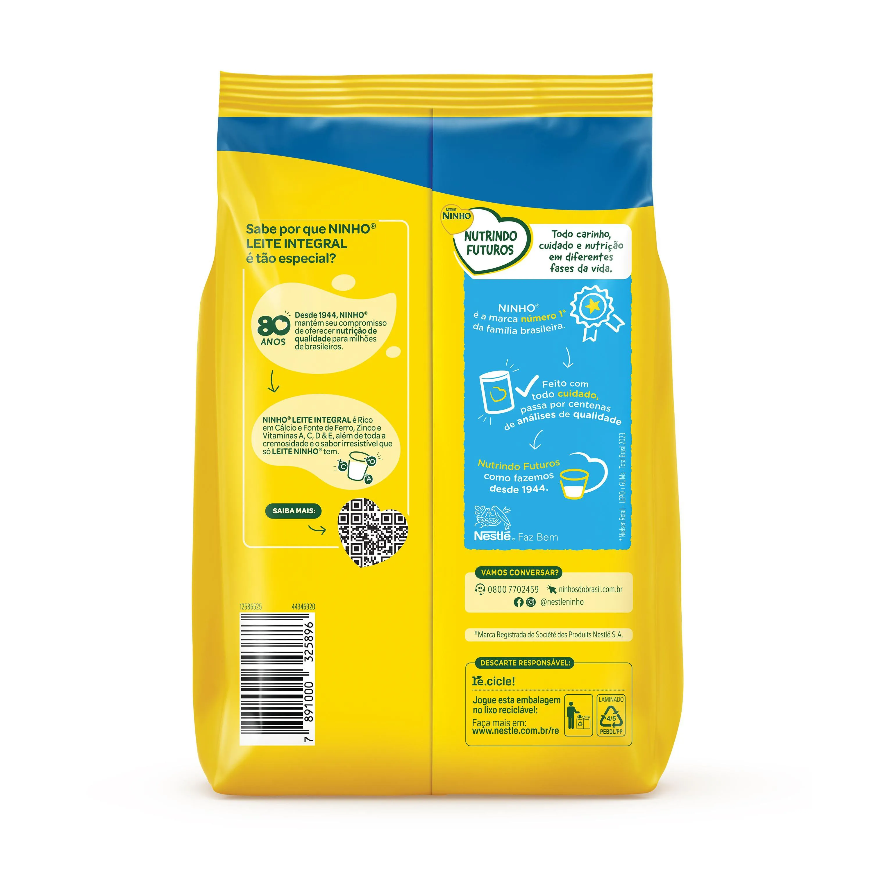 Leite em Pó Ninho Integral Sachet 750g — foto 4